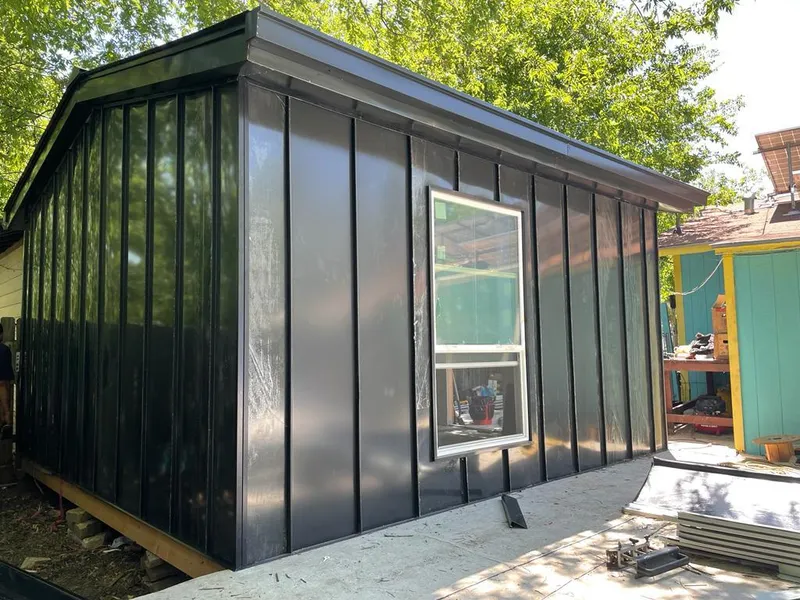 Black standing seam metal wall panels for Roof Inspection in Kennett Square